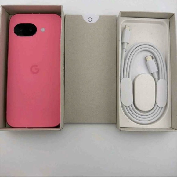 Google Pixel 9a 128GB Pink Unlocked + Original Box & Google Case - Picture 5 of 7